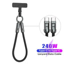 Braided Cable - Zinc Keychain