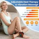 Electric Ankle Heated Vibration Massager 3 Mode 4 Level Hot Compress Timer Massage Support Ankle Brace Fascia Muscle Relax Care