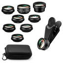 3in1 Fisheye Wide Angle Micro Camera Lens for IPhone Xiaomi