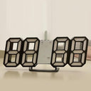 LED Wall Clock: Creative 3D Design with USB Port Home Decor