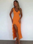 Flattering Backless Midi Dress for Women