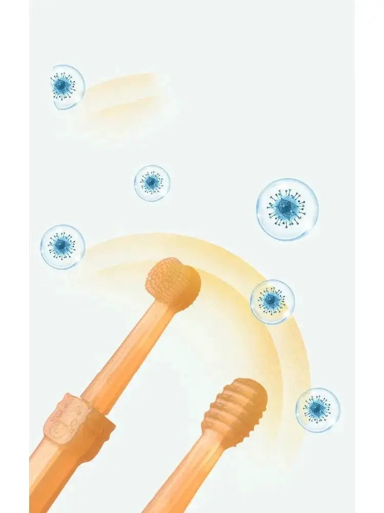 Pet Dental Care Kit Silicone Toothbrush And Toothpaste