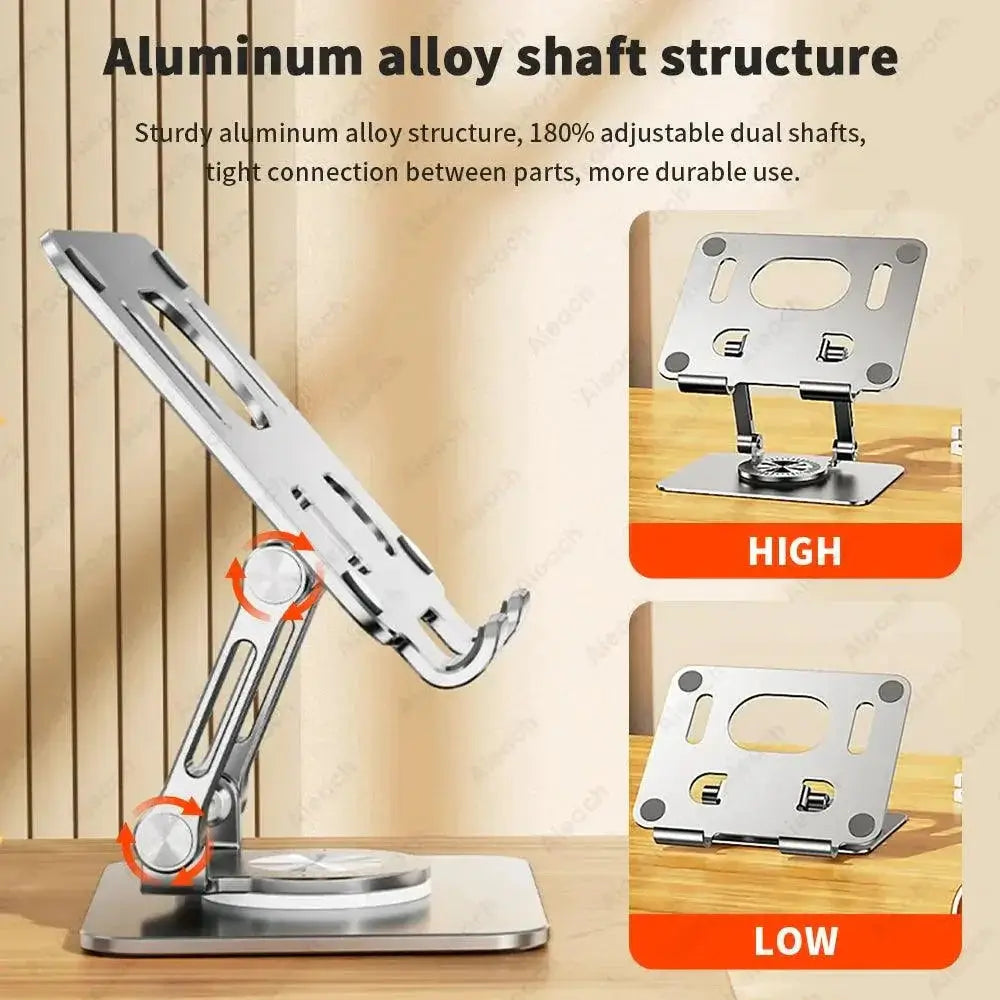 Swivel Tablet Stand With Rotating Base For iPad And Tablets