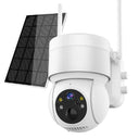 Solar-Powered Wireless Security Camera with Color Night Vision