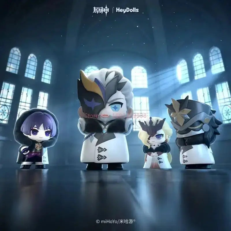 Genuine Suplay Genshin Impact Fatui Harbinger Series Mystery Blind Box Desktop Ornament Anime Figure Collectibles Mihoyo Toy