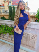 Elegant Evening Gown for Halter Neck