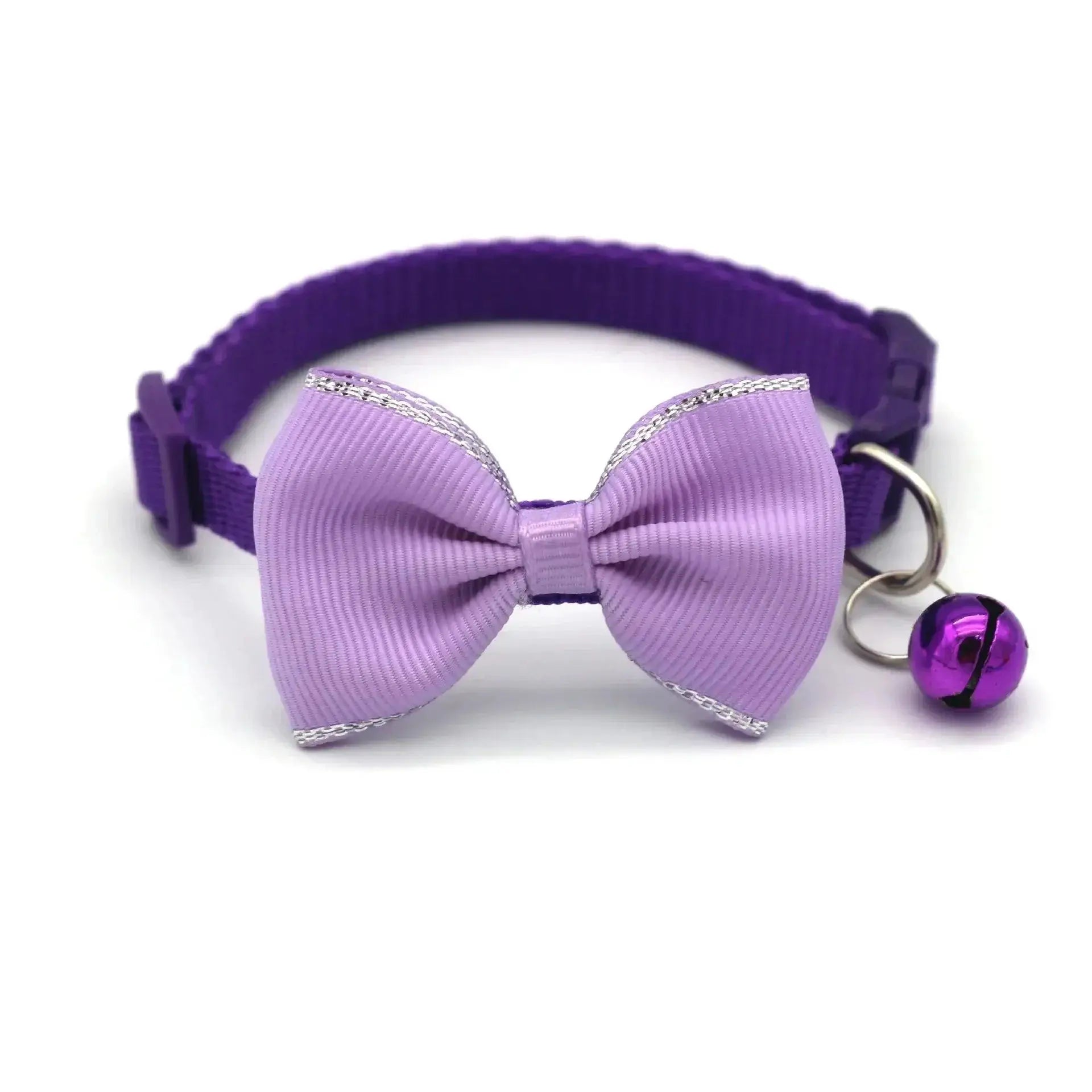 Pet Bow Bell Collar Elevates Furry Friend Style And Safety