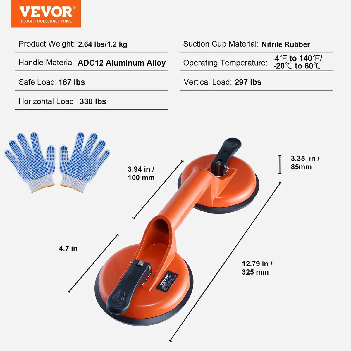 Strong Glass Vacuum Cup Lifter Kit — product image 7