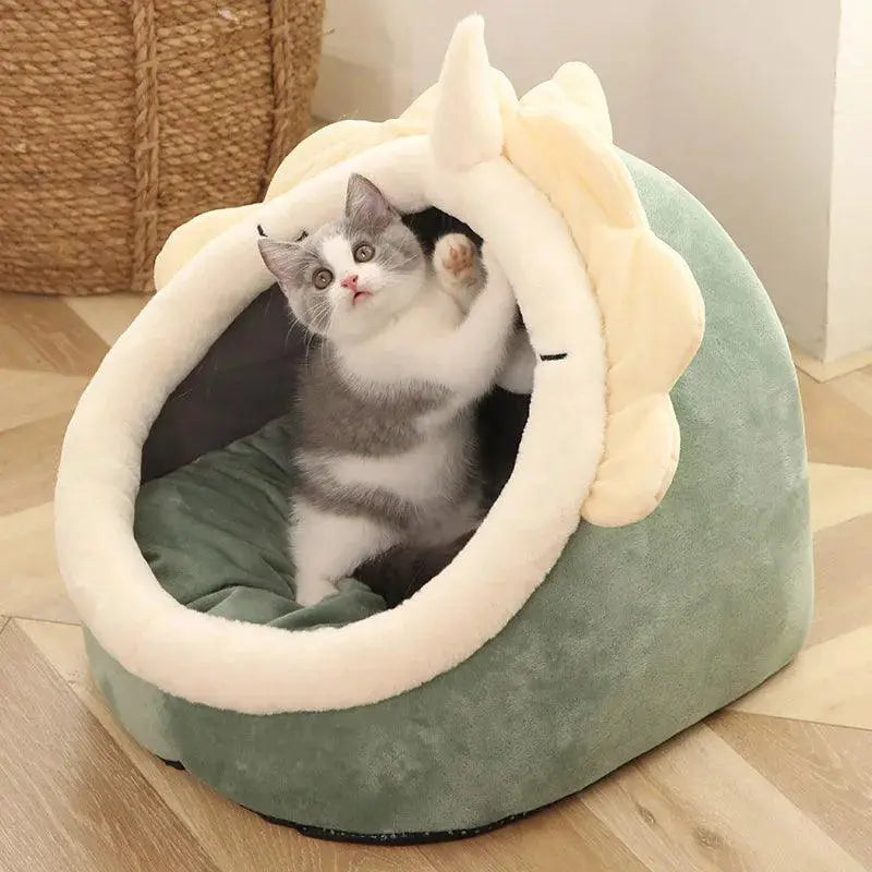 Cat Cave Bed Cozy Self Warming Hideaway For Cats And Dogs