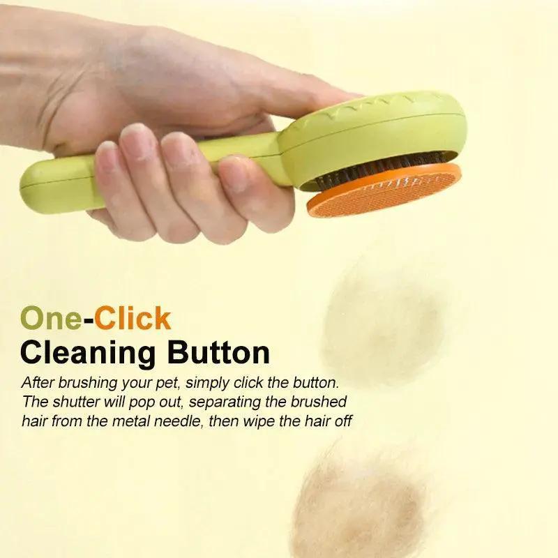 Hamburger Cat Brush Comb Ultimate Hairball Grooming Tool
