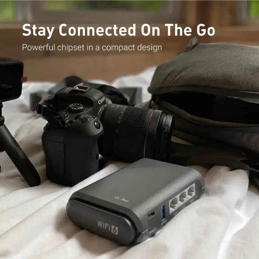 GL.iNet (Slate AX) Travel Router, Pocket Wi-Fi Wireless — product view 6