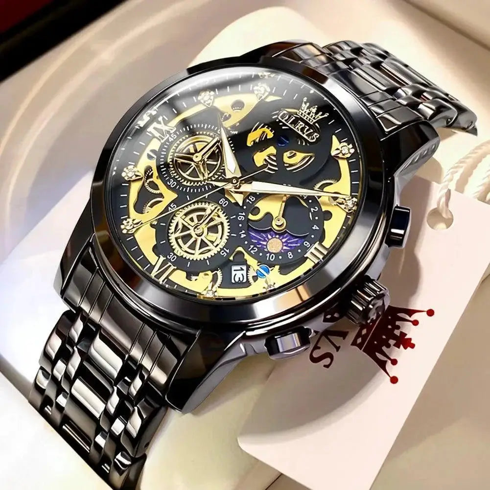 Elegant Skeleton Watch for Men Waterproof product view 11
