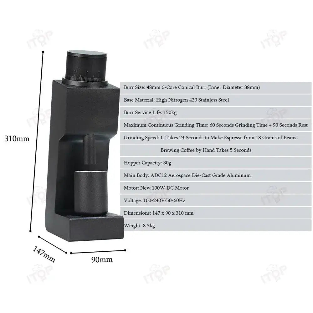 ITOP 03 Electric Coffee Grinder Six Core 38mm Burr Grinder