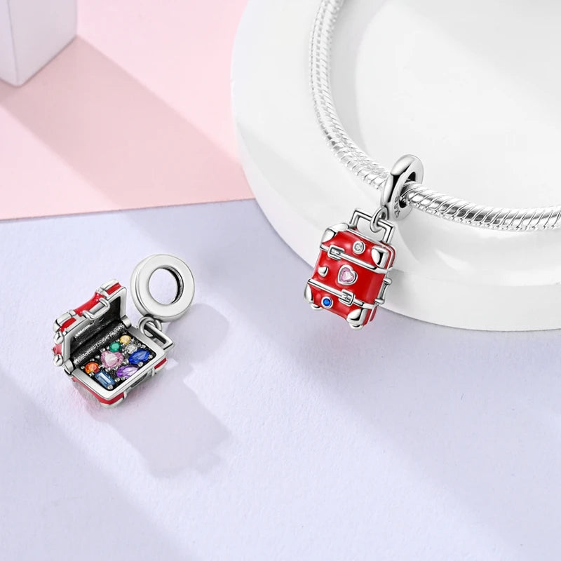 Red Color Series Charm Beads