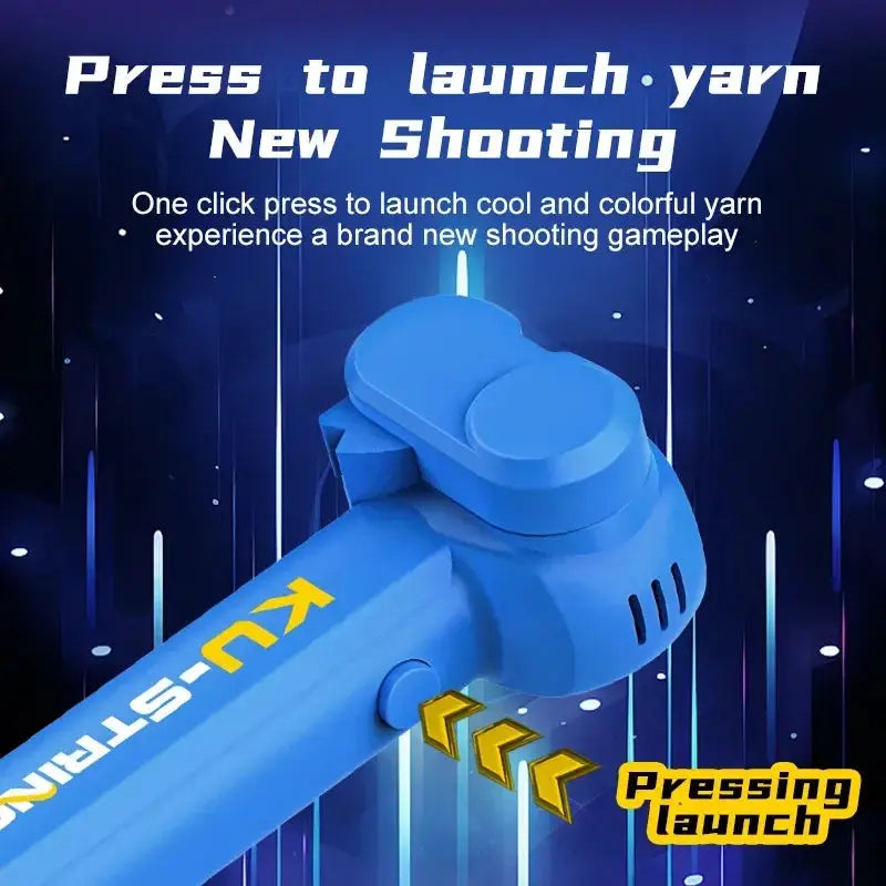 Glow In The Dark String Rope Launcher Stress Relief Toy