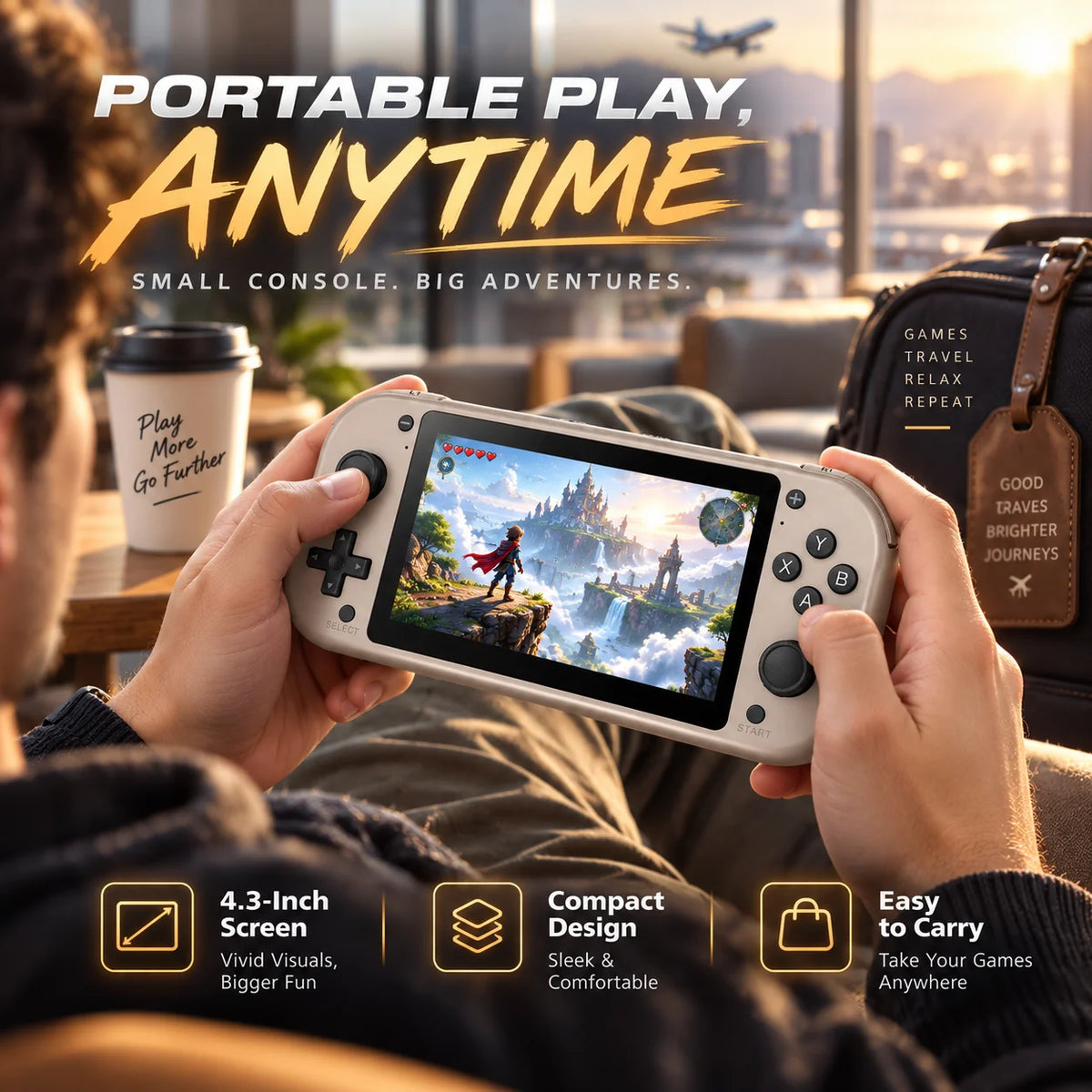 M17 Retro Handheld Video Game