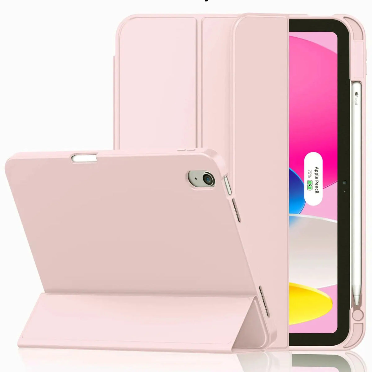 For iPad (A16) 11th 10th Generation Air 4th 5th 10.9 Pro 11 M2 M3 M4 M5 2026 2025 2024 Magnetic Flip Smart Cover Pencil Case
