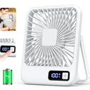 Desk Fan Portable USB Rechargeable Fan 180° Tilt Quiet