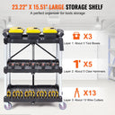 Tier Folding Rolling Utility Cart