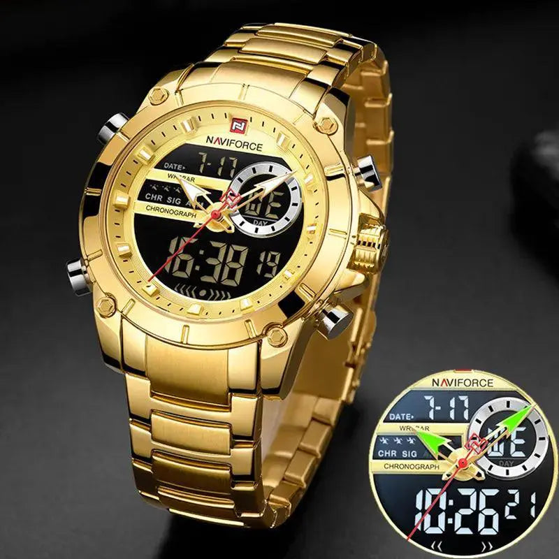 Naviforce Stylish Quartz Men Sports Watch Luxury Timepiece