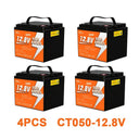 4 Pack 12V 50Ah LiFePO4 Battery
