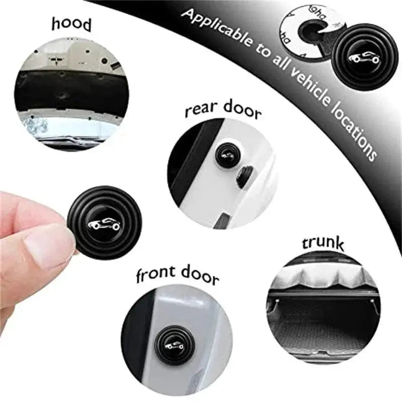 Car Door Protection Kit With Shock Absorbing Silicone Pads