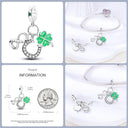 Sterling Silver Lucky Four Leaf