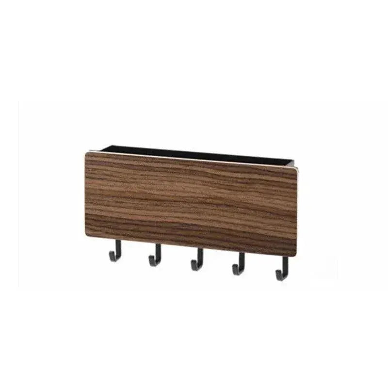Bamboo Wall Key Hanger Stylish Organizer Hooks For Home