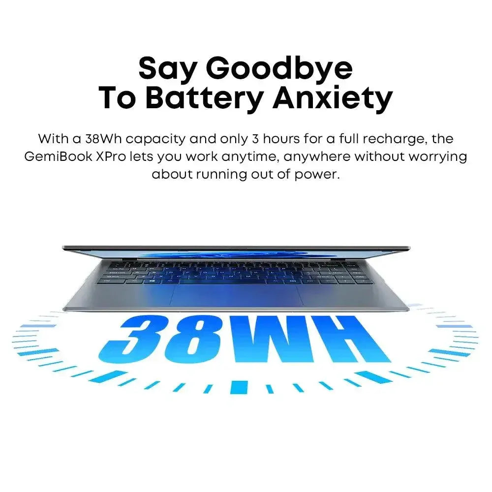 GemiBook XPro Laptop Intel N100 Windows 11 PC Performance