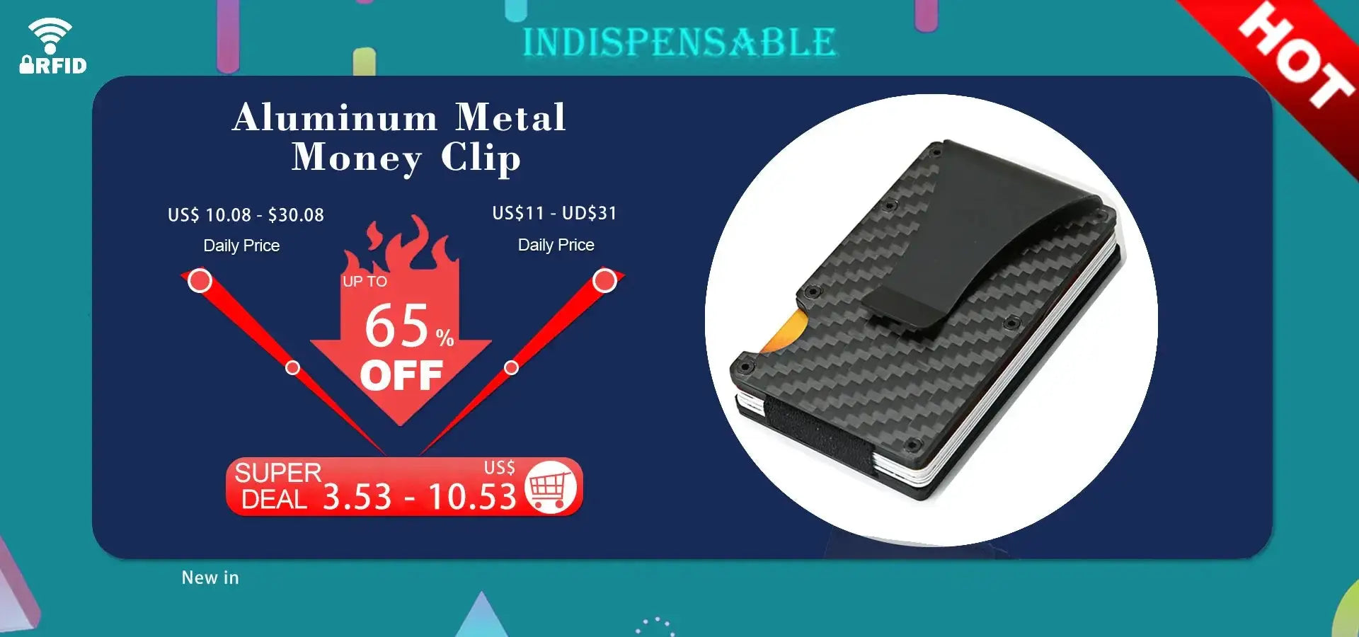 Montblanc Premium Slim Metal Wallet Card Holder For Men