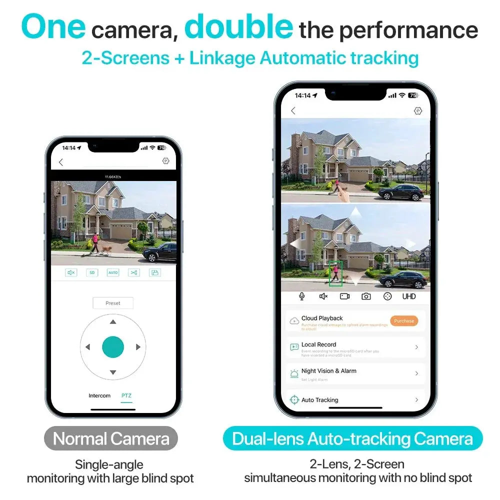 AI Tracking Outdoor Security Camera — product view 13
