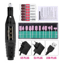 Nail Drill: Portable Professional Electric Nail Drill Machine Set