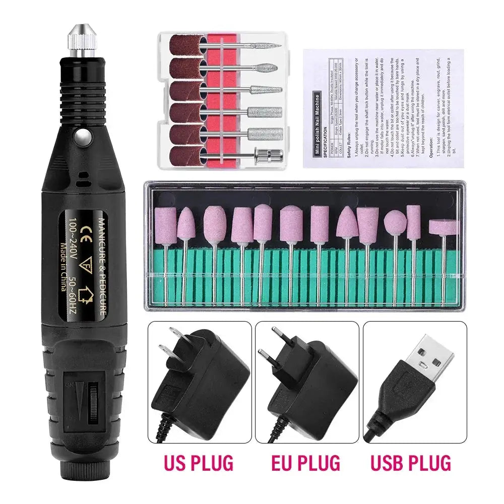 Portable Nail Drill Set for Mobile Pros — product view 14