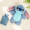 Disney Stitch Plush Hot Water Bottle Hand Warmer Gift Set