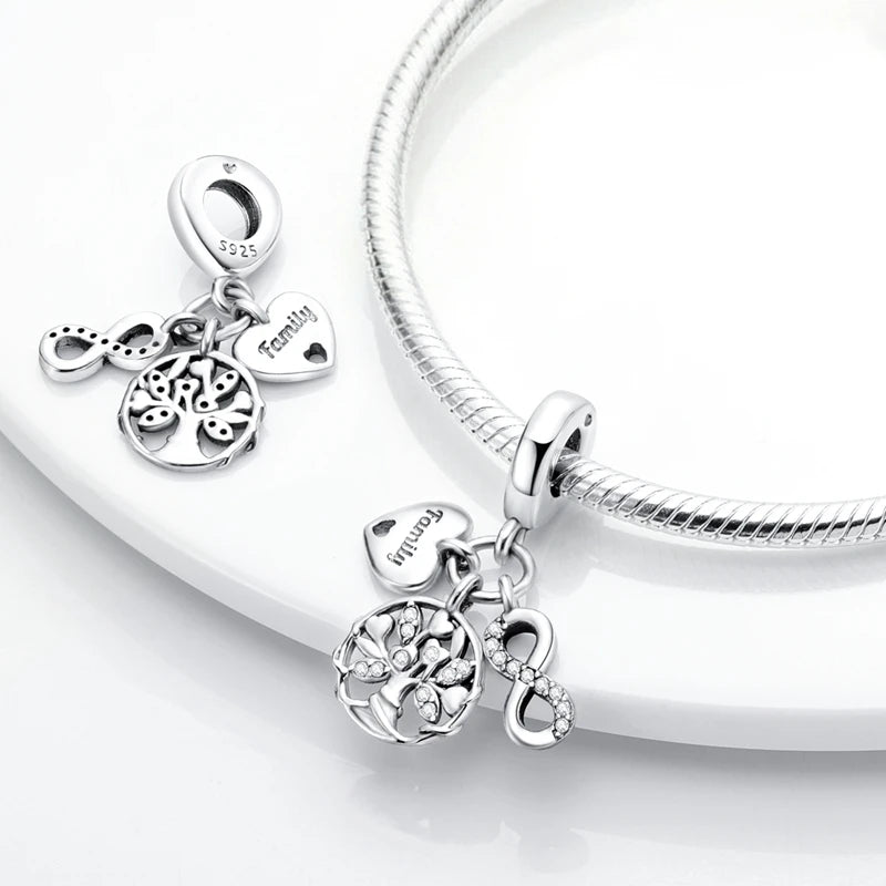 Mula Sterling Silver Charm Eternal