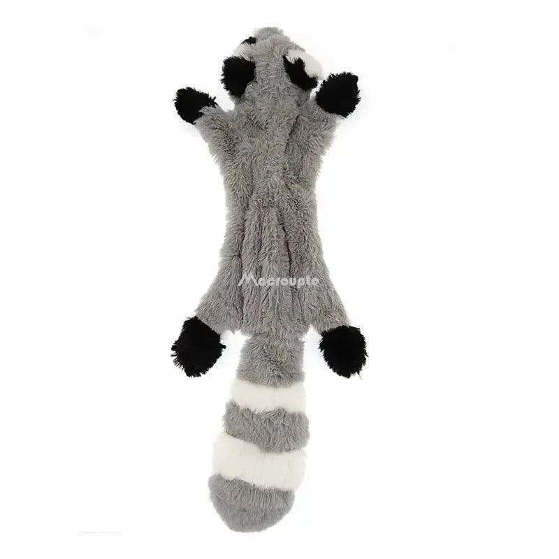 Cute Wolf Rabbit Plush Squeaky Dog Chew Toy Interactive