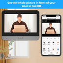 Yuezhe 3MP Peephole Camera With Four Point Three Inch Screen And WiFi Alerts