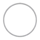 Sterling Silver Tennis Necklace
