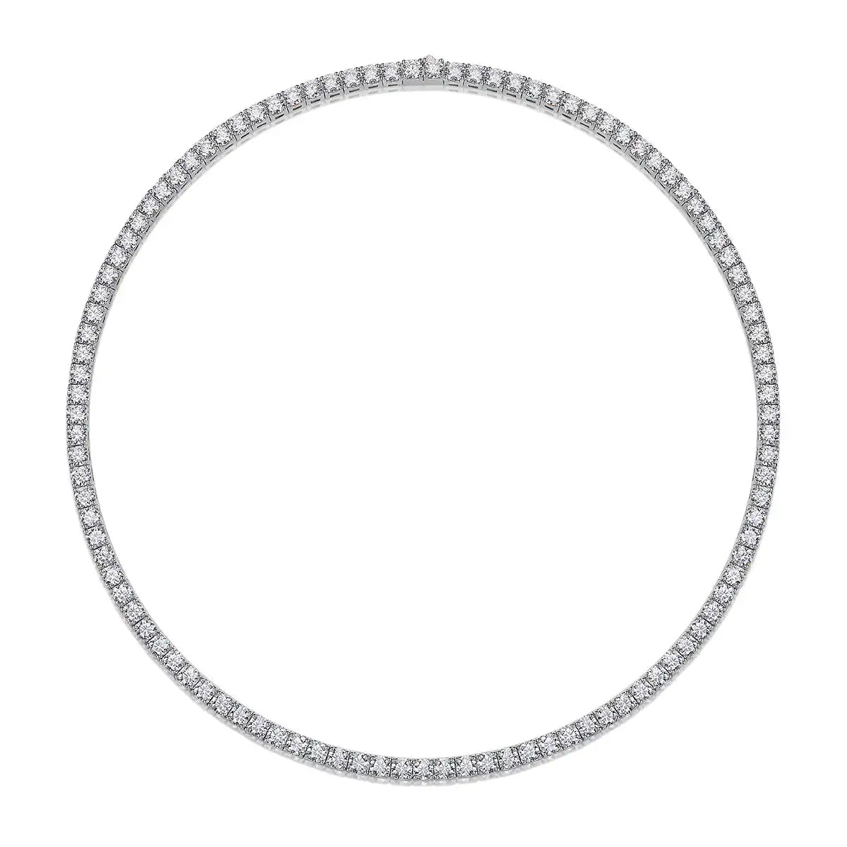 Sterling Silver Tennis Necklace — product image 5