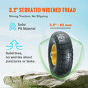 Solid PU Run Flat Tires And Wheels