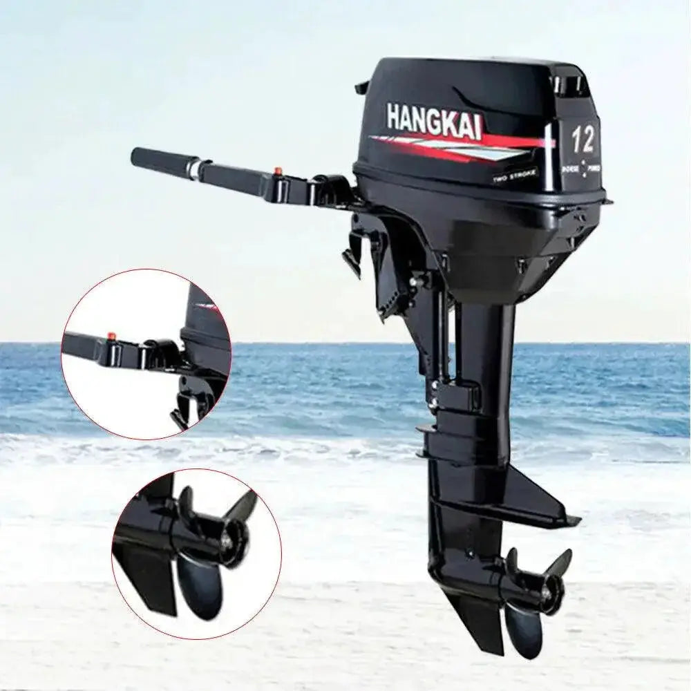 2 Stroke 169cc 12HP Outboard Motor For Inflatable Boats