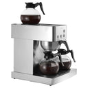 SucceBuy Commercial Drip Coffee Maker with Glass Carafes Decanter Warmer