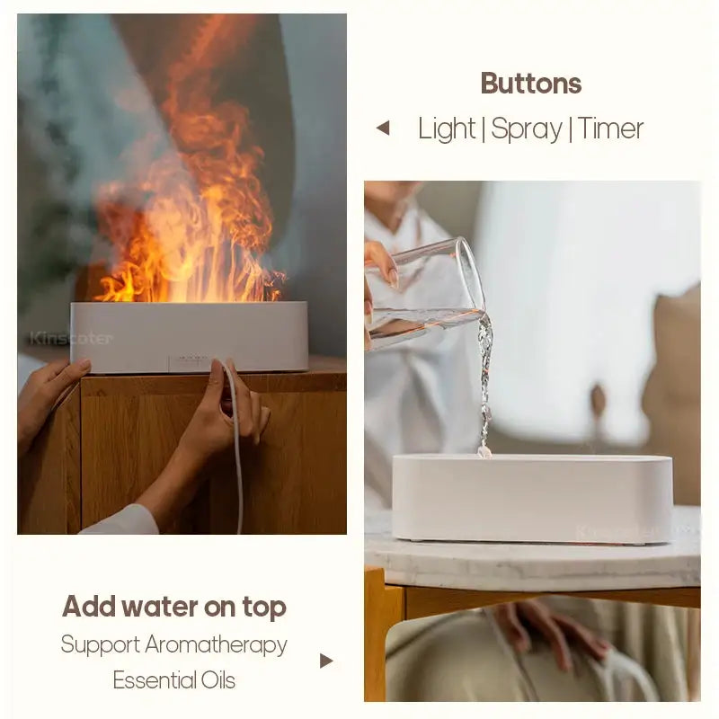 Flame Glow Aromatherapy Humidifier — product view 6