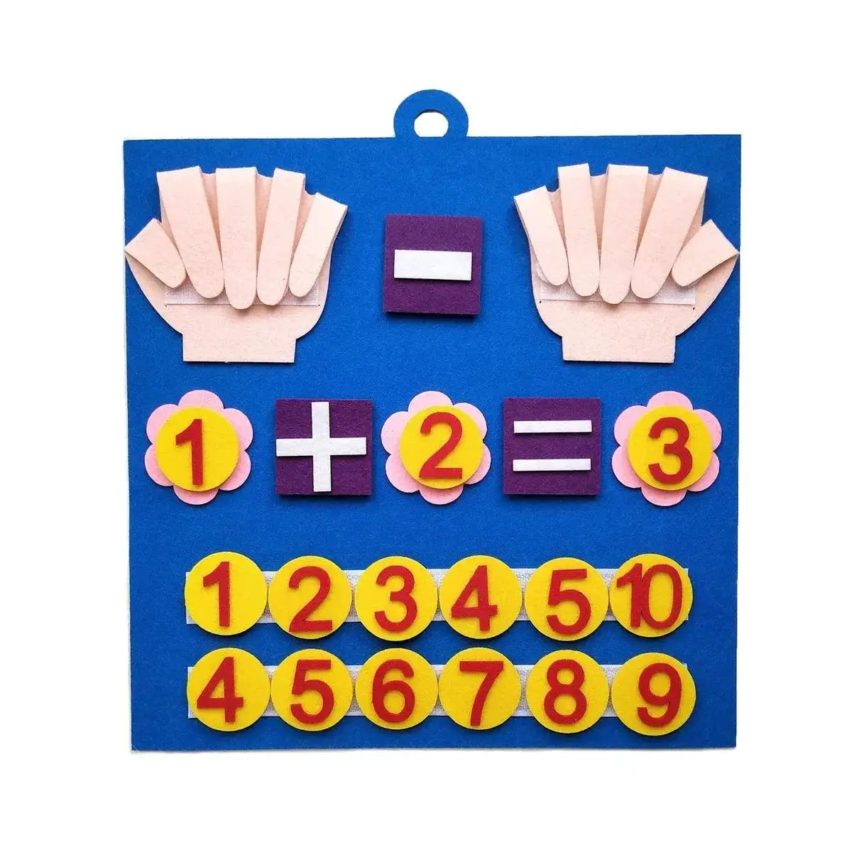 Montessori Finger Numbers Math Toy For Early Learning