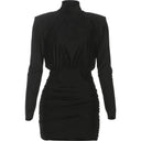 Polished Turtleneck Dress for Women