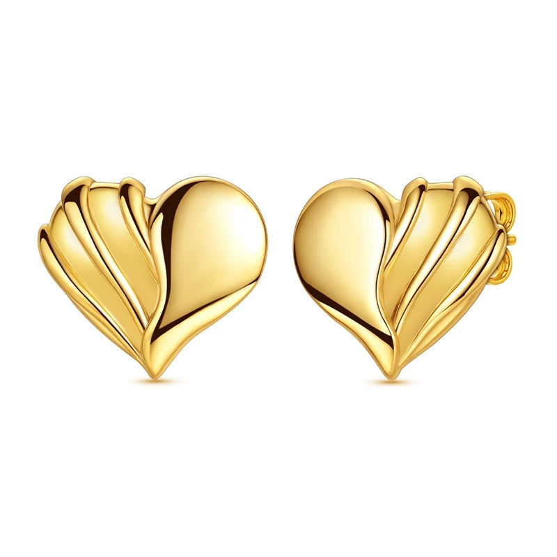 Mula Sterling Silver Golden Earrings