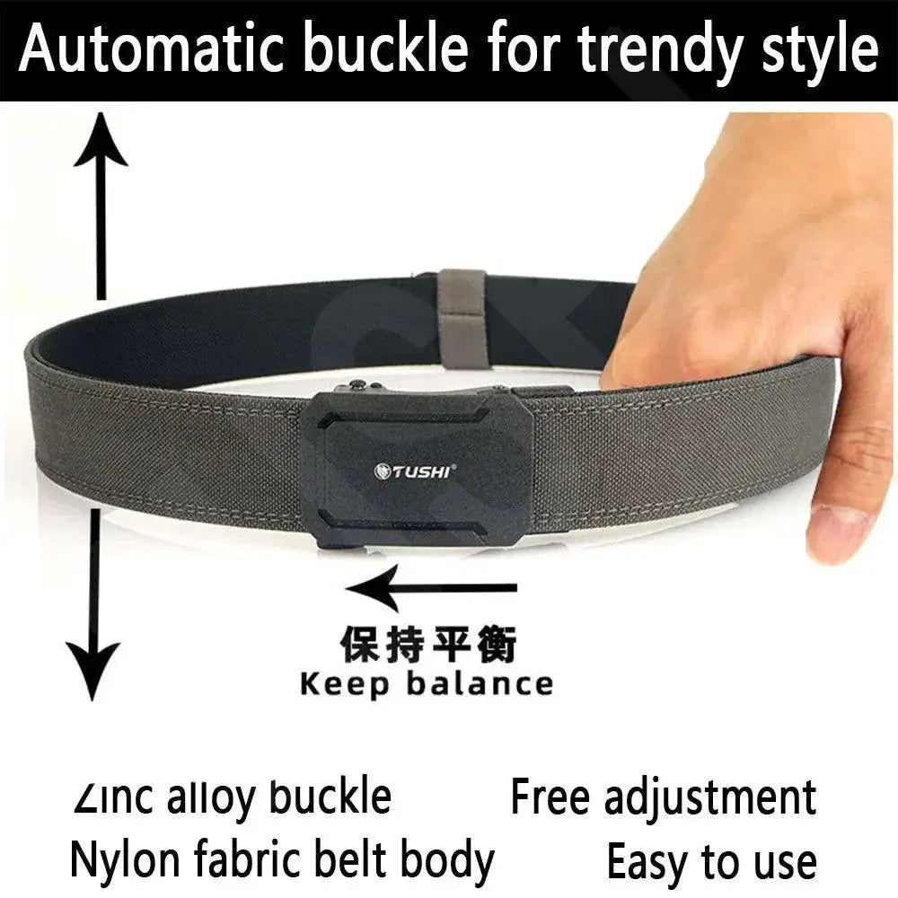 TUSHI Tactical Belt For Outdoor Sports And Military Use