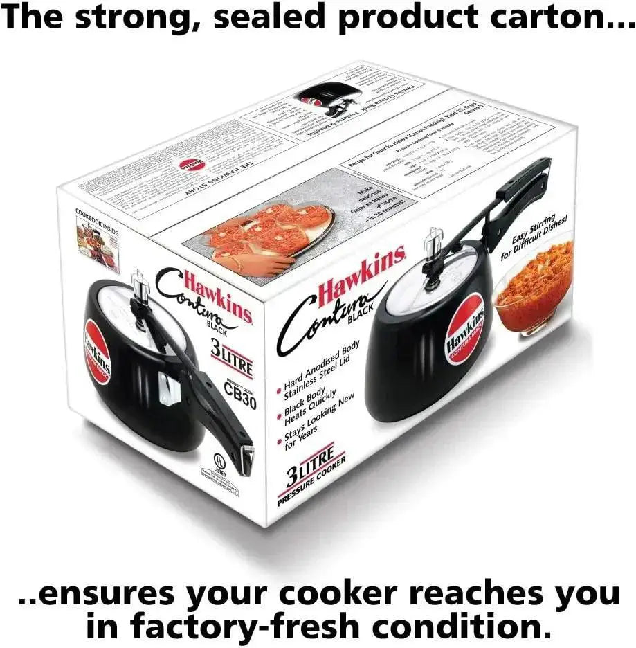 Pressure Cooker 3L Hard Anodised For Efficient Cooking