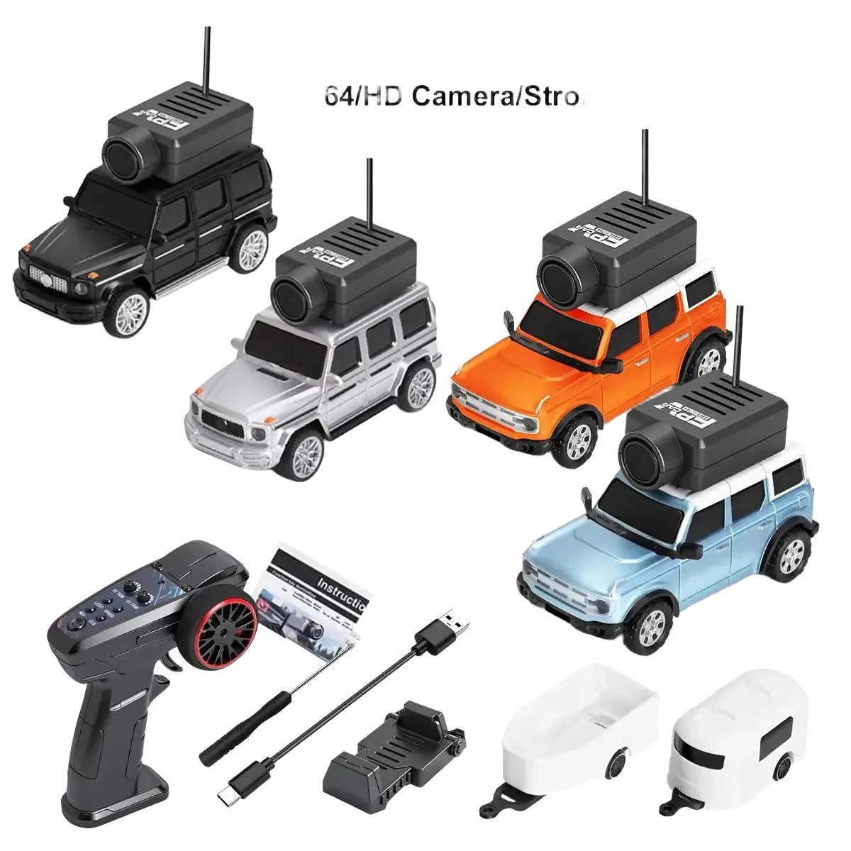 WLtoys Mini RC Car - FPV Camera - 6405 Orange product image