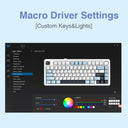 Aula F75 2.4G Wireless Bluetooth Keyboard RGB 75 Percent